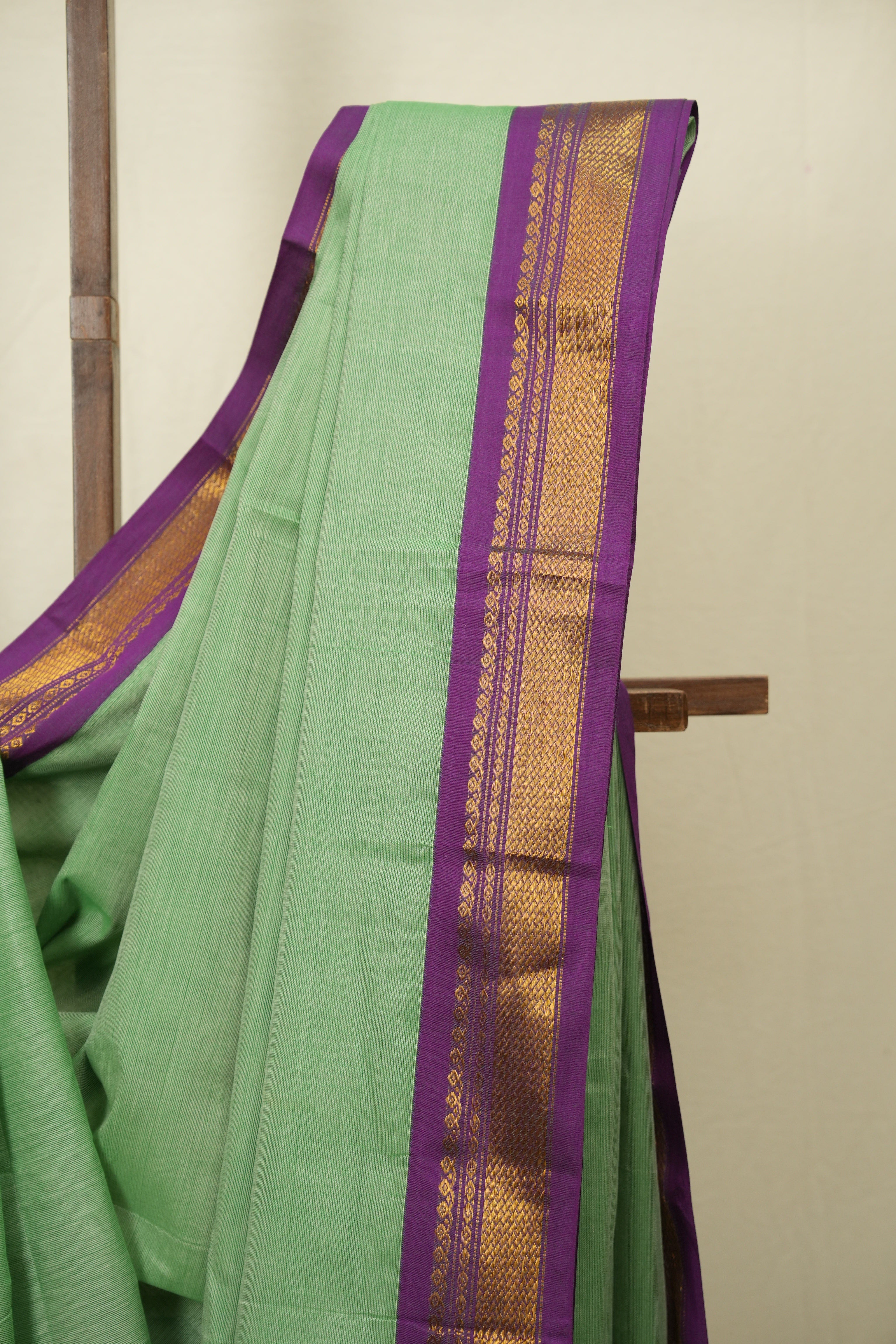 Pista Narayan Peth Cotton Saree - SRPNPCS72