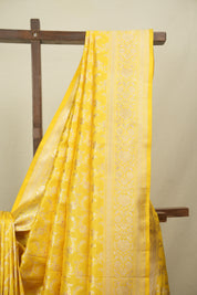 Yellow Banarasi Silk Saree - SRYBSS1002