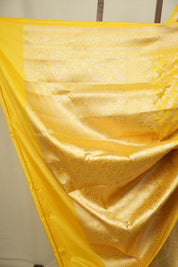 Yellow Banarasi Silk Saree - SRYBSS1002
