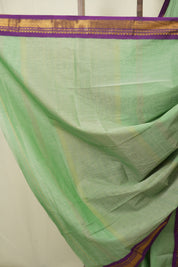 Pista Narayan Peth Cotton Saree - SRPNPCS72