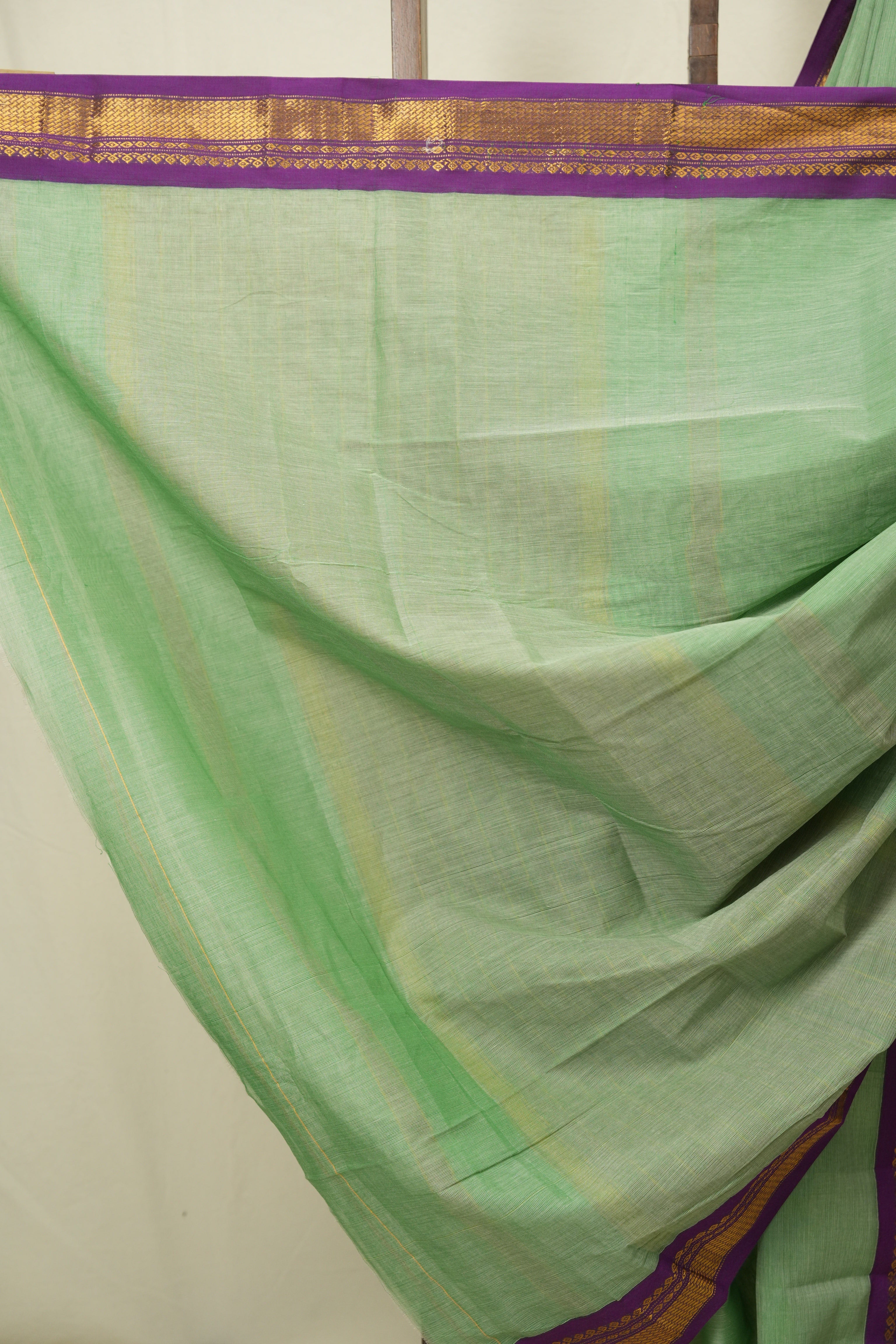 Pista Narayan Peth Cotton Saree - SRPNPCS72