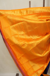 Blue Gadwal Silk Saree - SRBGSS624