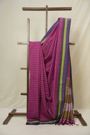 Pink Cotton Ilkal Saree - SRPCIS1001