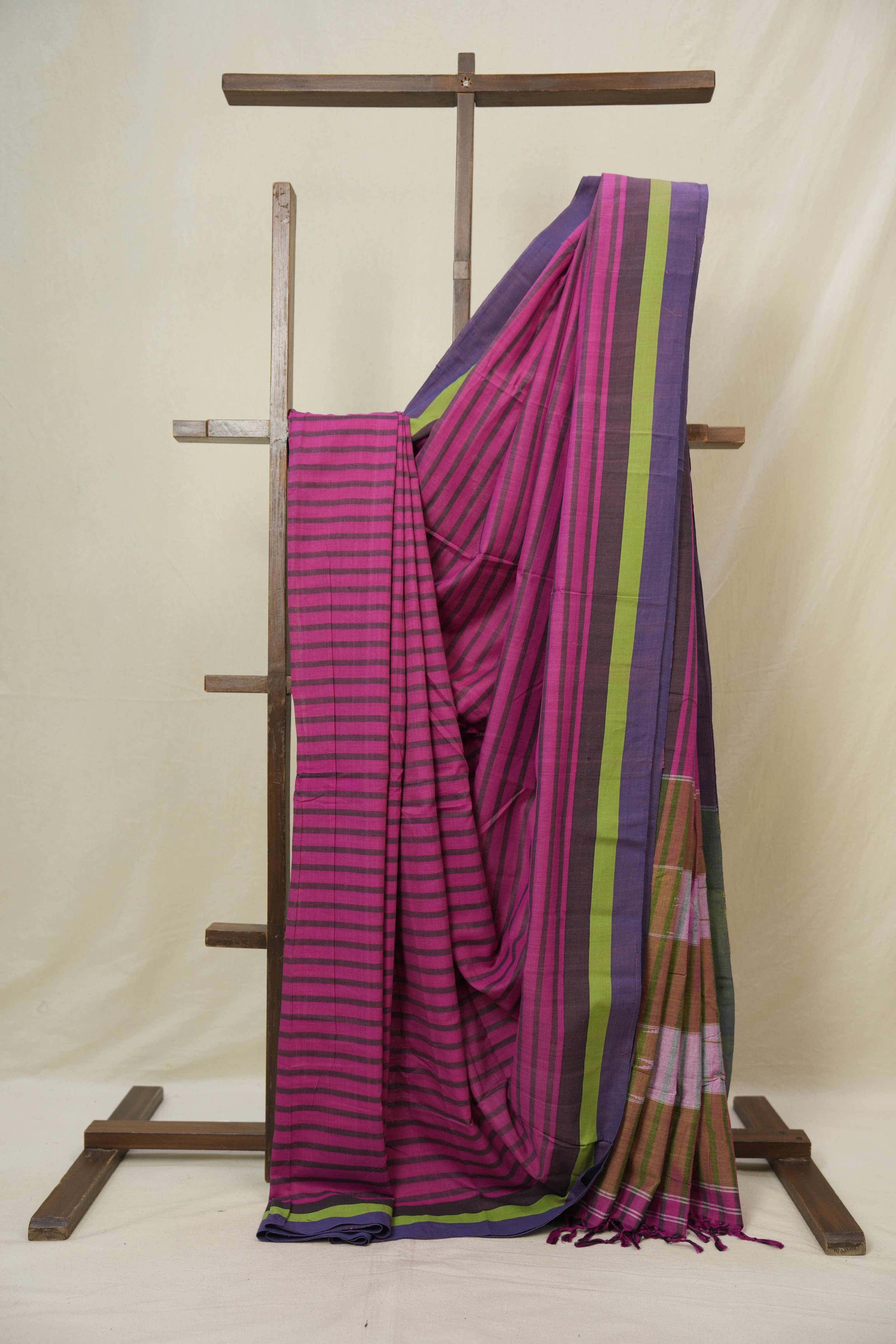 Pink Cotton Ilkal Saree - SRPCIS1001