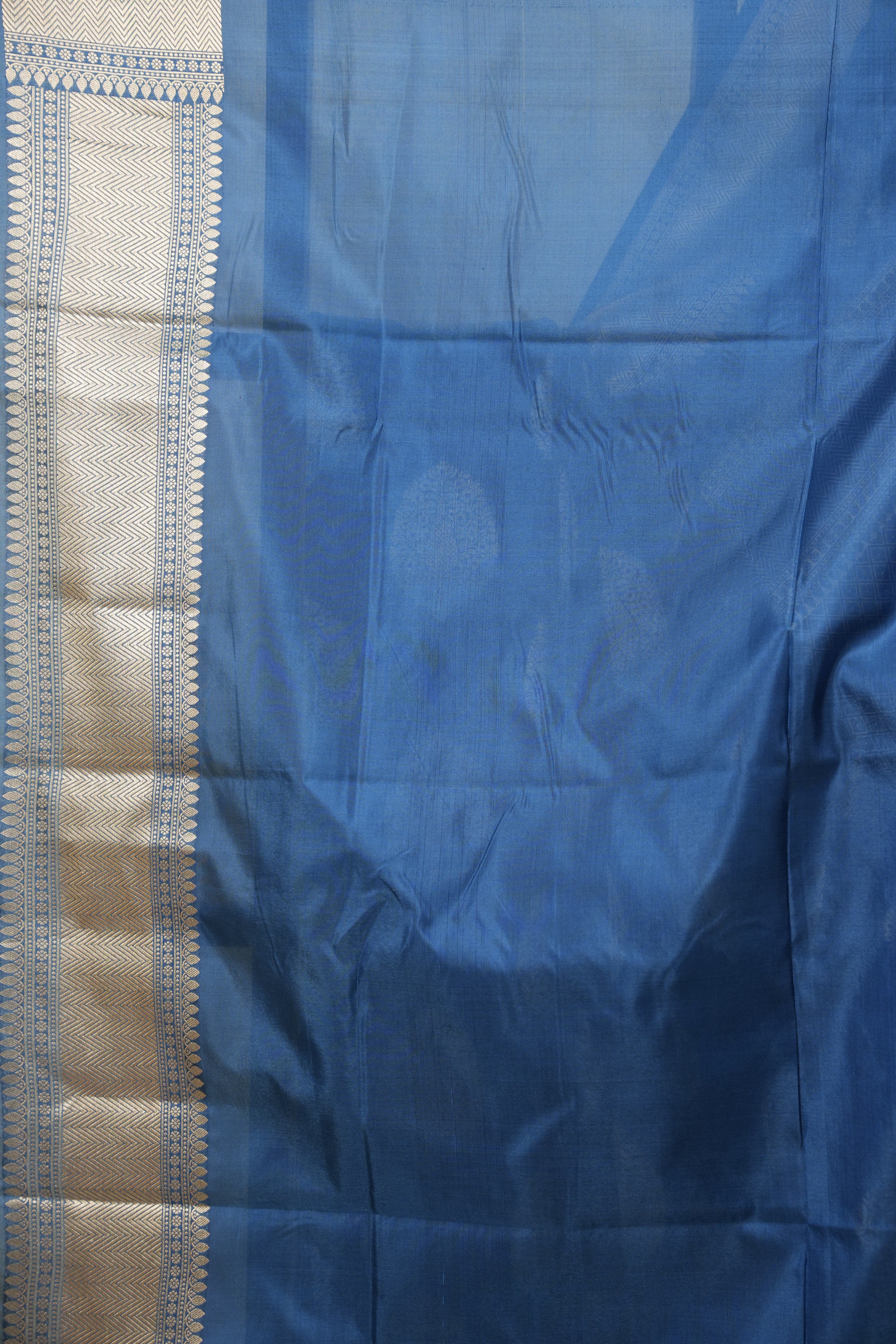 Peacock Blue Banarasi Silk Saree - SRPBBSS1006