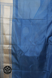 Peacock Blue Banarasi Silk Saree - SRPBBSS1006