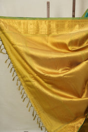 Green Gadwal Silk Saree - SRGGSS621