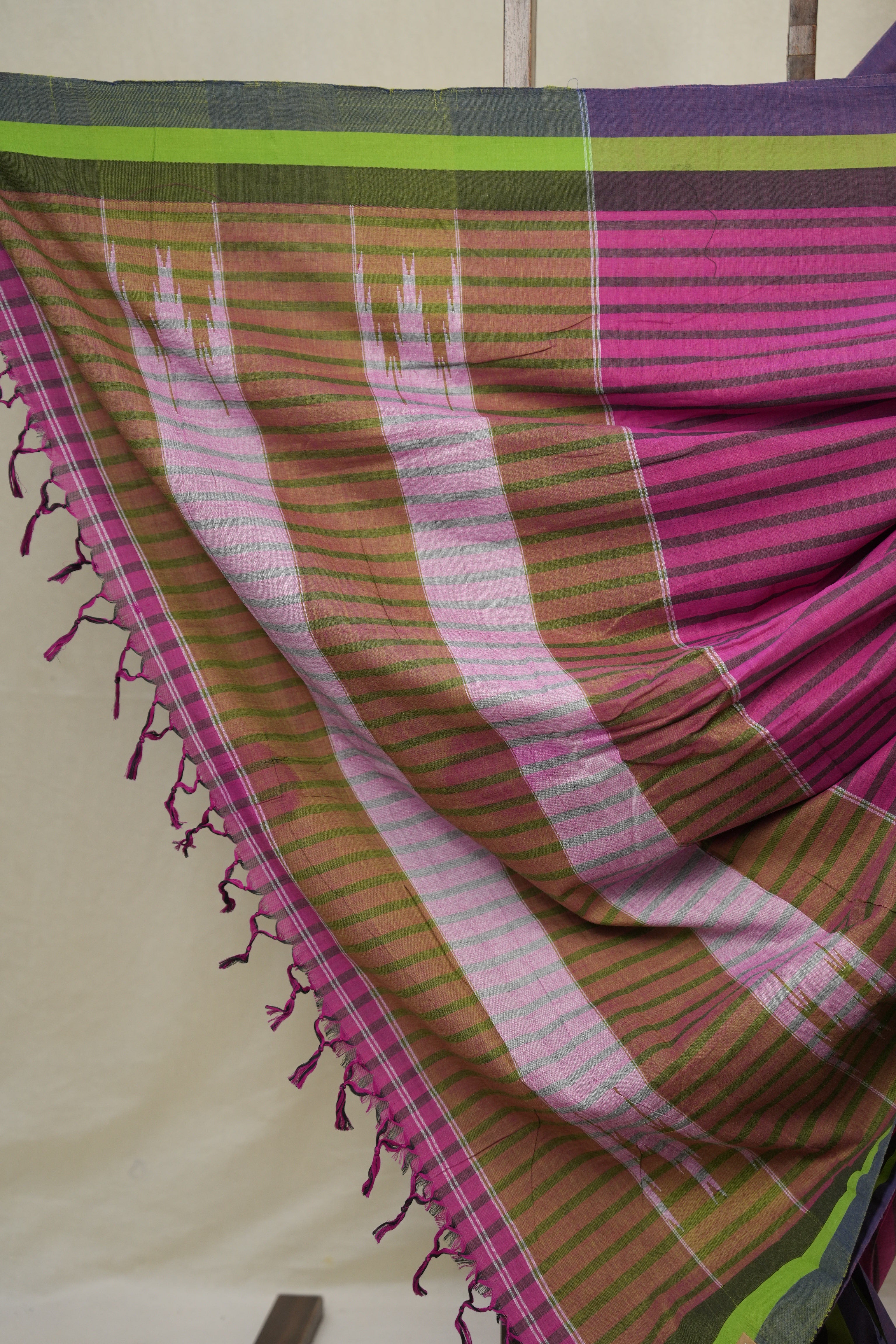 Pink Cotton Ilkal Saree - SRPCIS1001
