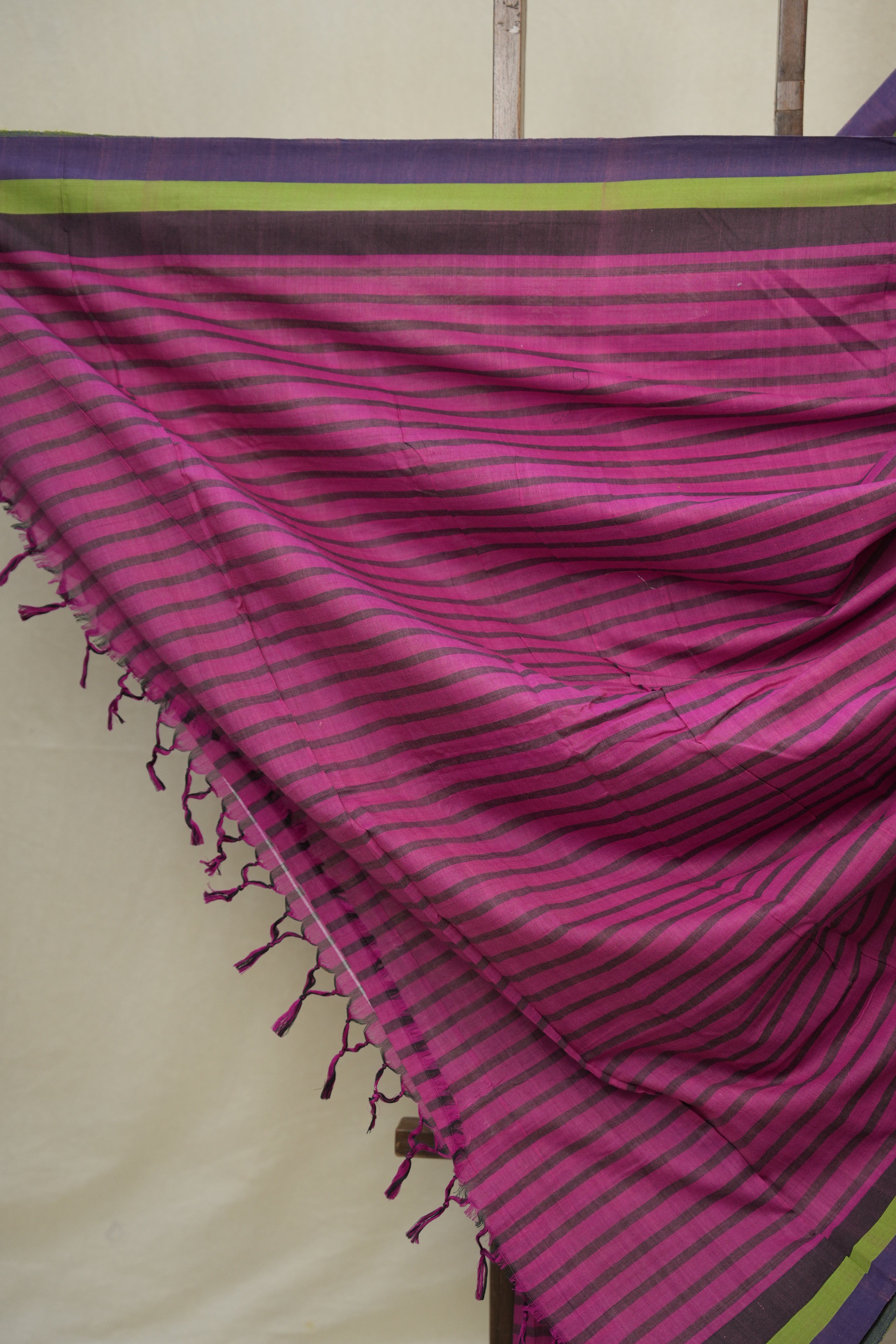Pink Cotton Ilkal Saree - SRPCIS1001