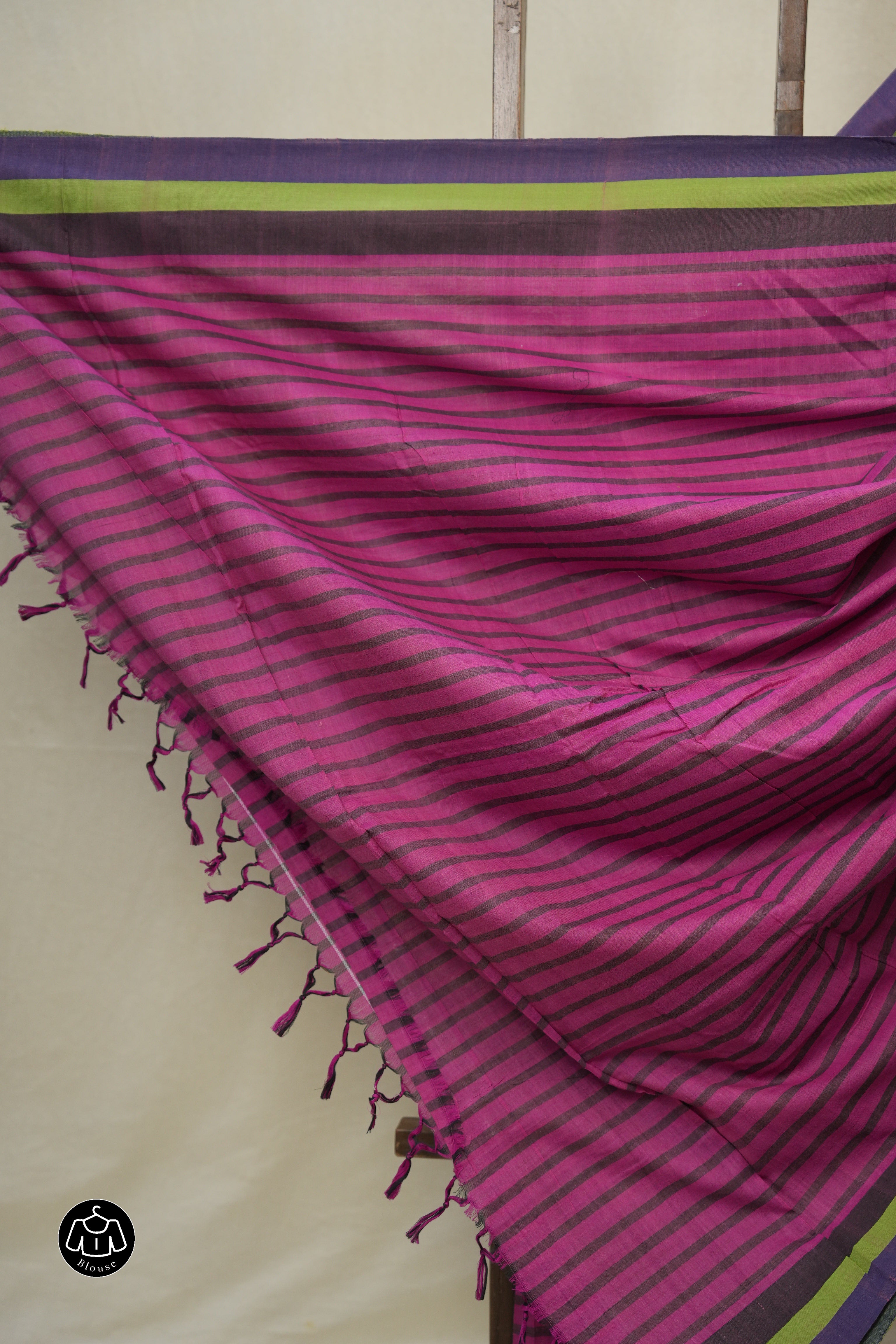 Pink Cotton Ilkal Saree - SRPCIS1001