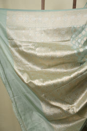 Sage Green Banarasi Silk Saree - SRSGBSS1004