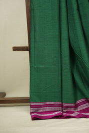 Green Cotton Ilkal Saree - SRGCIS1028
