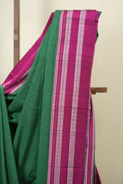 Green Cotton Ilkal Saree - SRGCIS1028