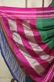 Green Cotton Ilkal Saree - SRGCIS1028