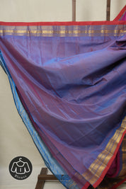 Rani Pink Gadwal Cotton Silk Saree - SRRPGCSS192
