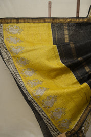 Cream HBP Cotton Silk Saree With Maheshwari Border - SRCCSS1448