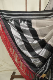 Slate Grey Cotton Ilkal Saree - SRSGCIS1037