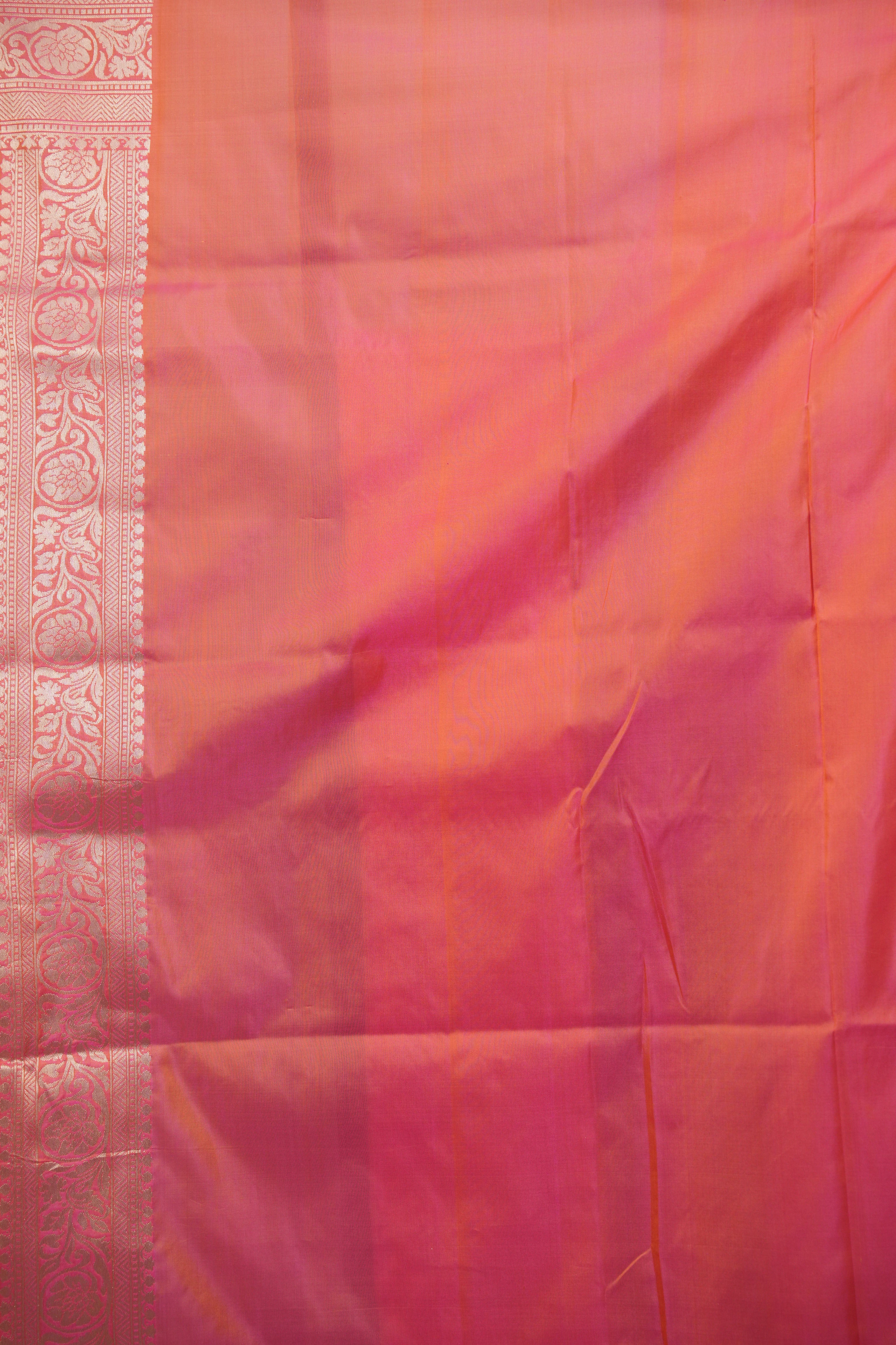 Dark Peach Banarasi Silk Saree - SRDPBSS1005