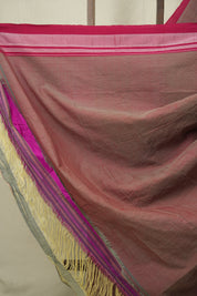 Two Tone Red Cotton Ilkal Saree - SRTTRCIS1038
