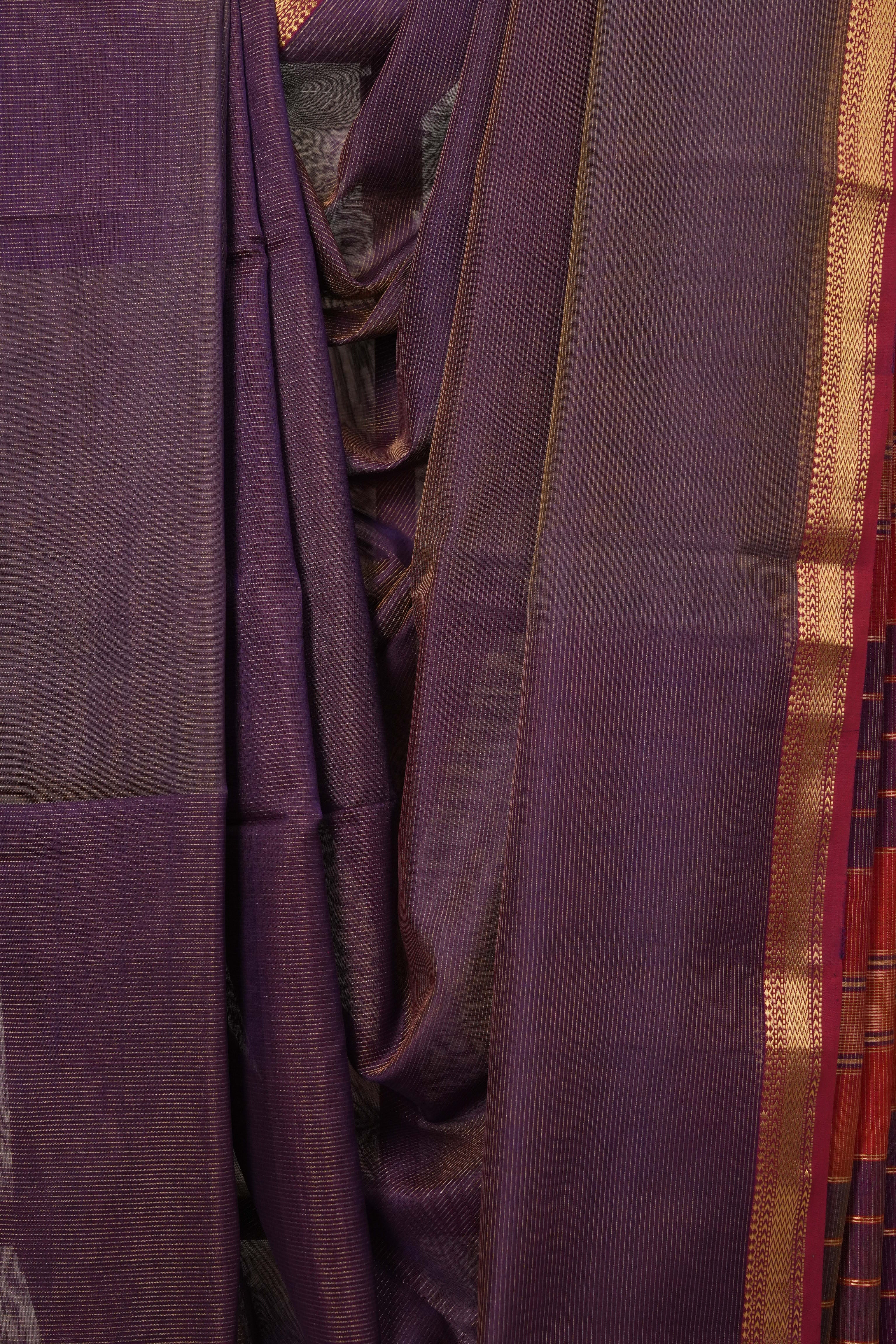Purple Maheshwari Tissue Saree - SRPMTS593