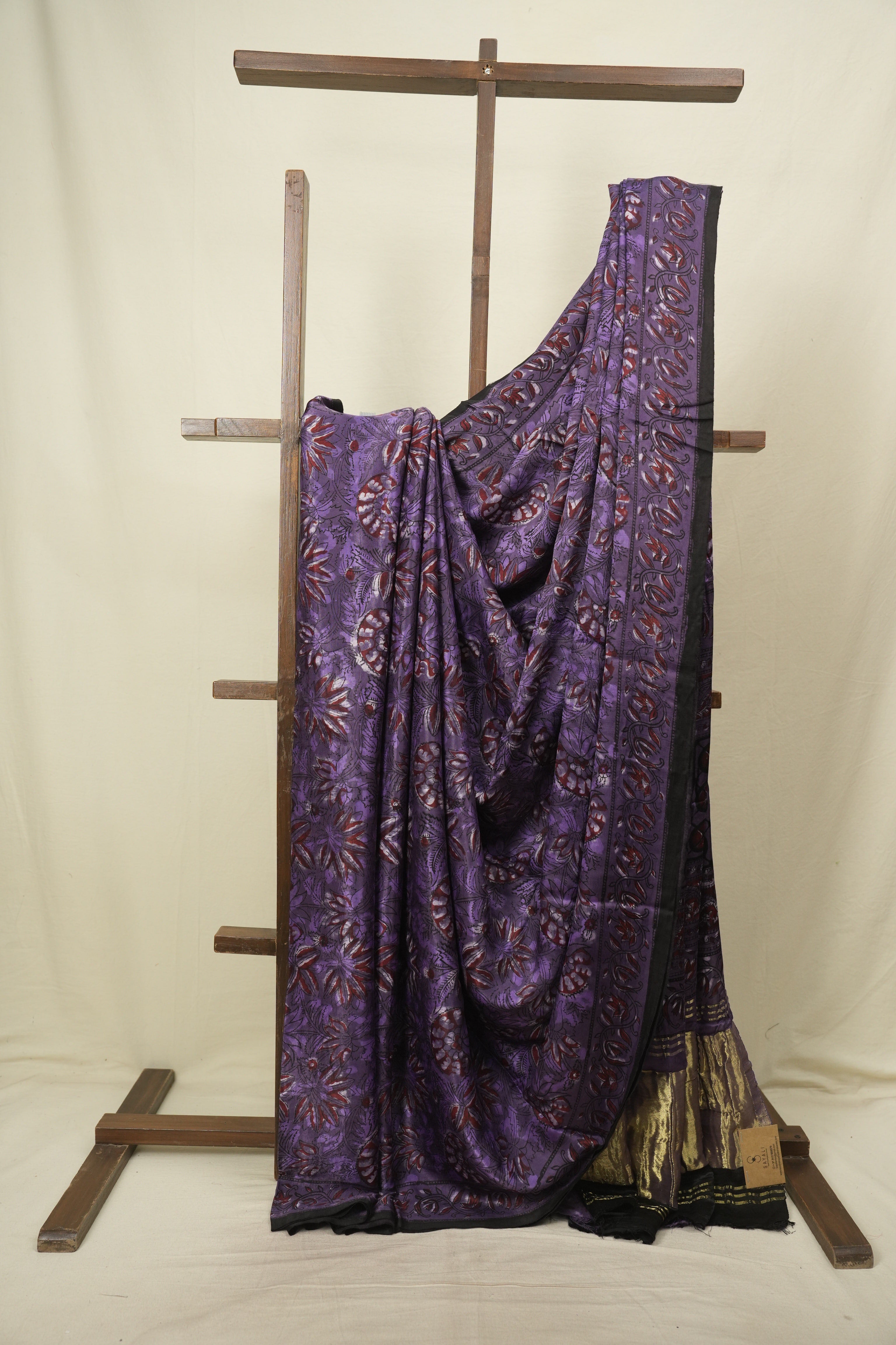 Purple Modal Silk Saree -SRPMSS765