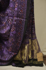 Purple Modal Silk Saree -SRPMSS765