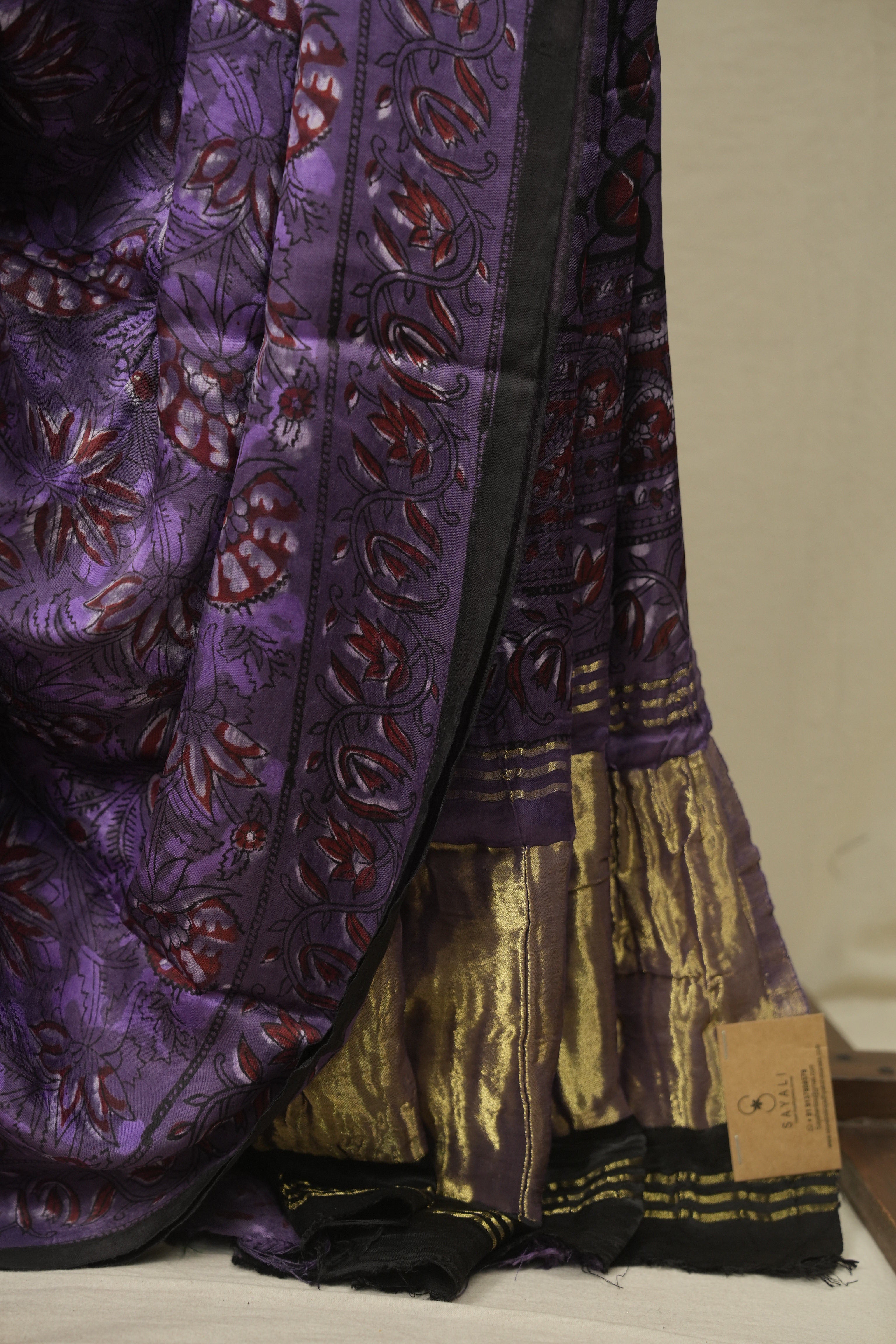 Purple Modal Silk Saree -SRPMSS765