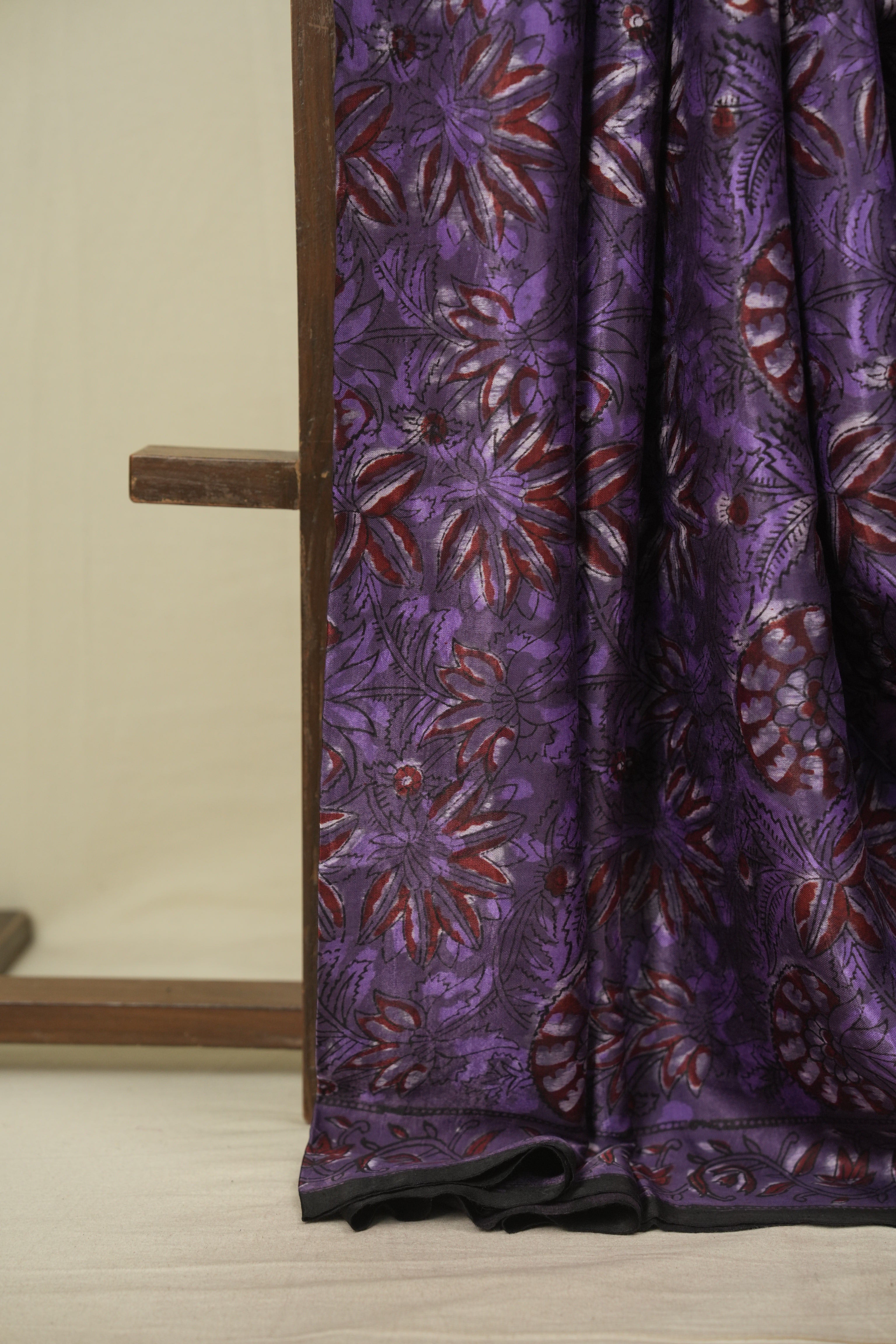 Purple Modal Silk Saree -SRPMSS765