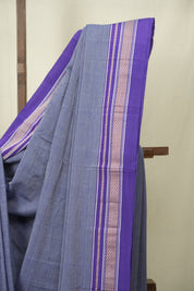Lavender Cotton Ilkal Saree - SRLCIS1026