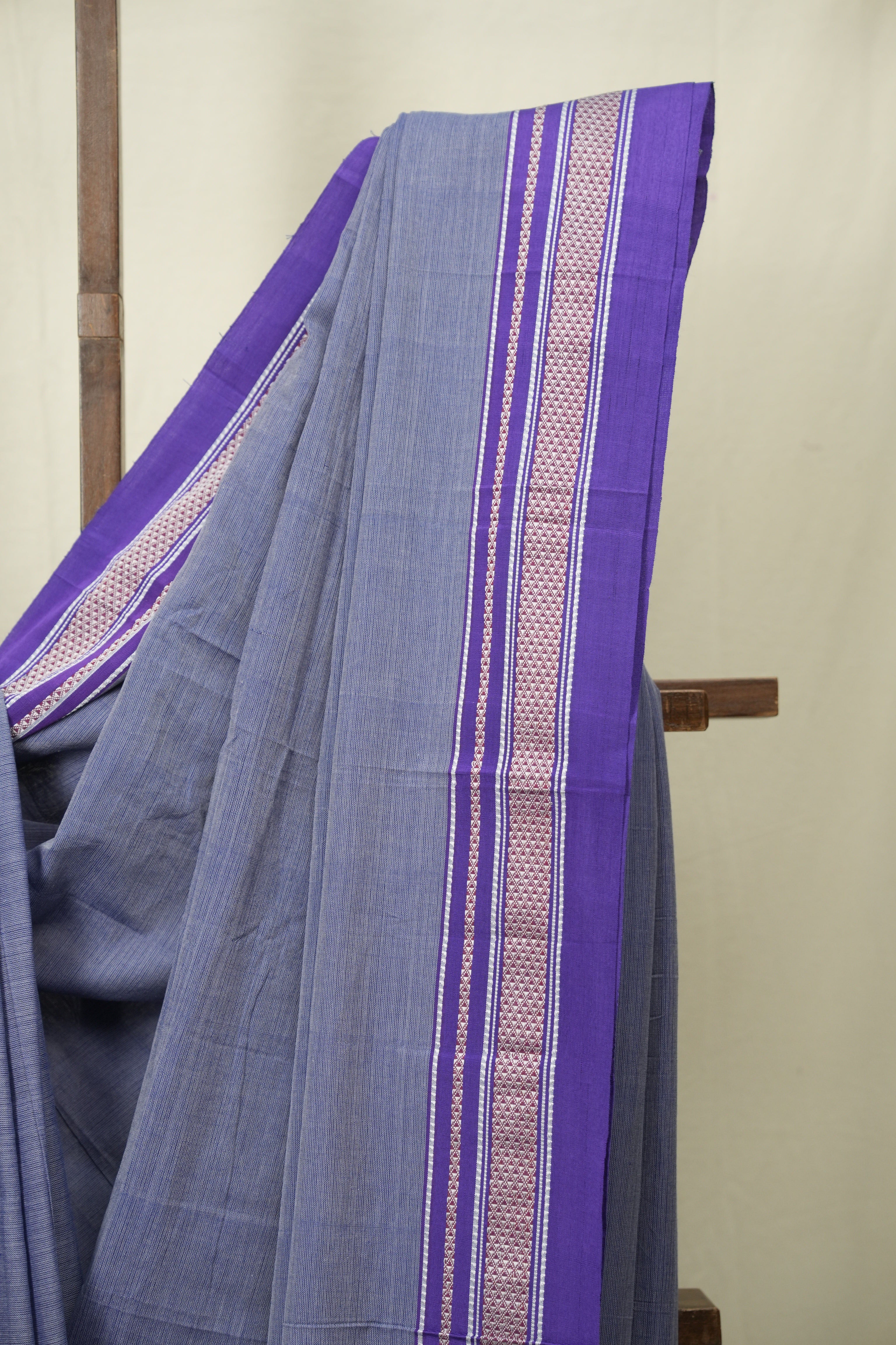 Lavender Cotton Ilkal Saree - SRLCIS1026
