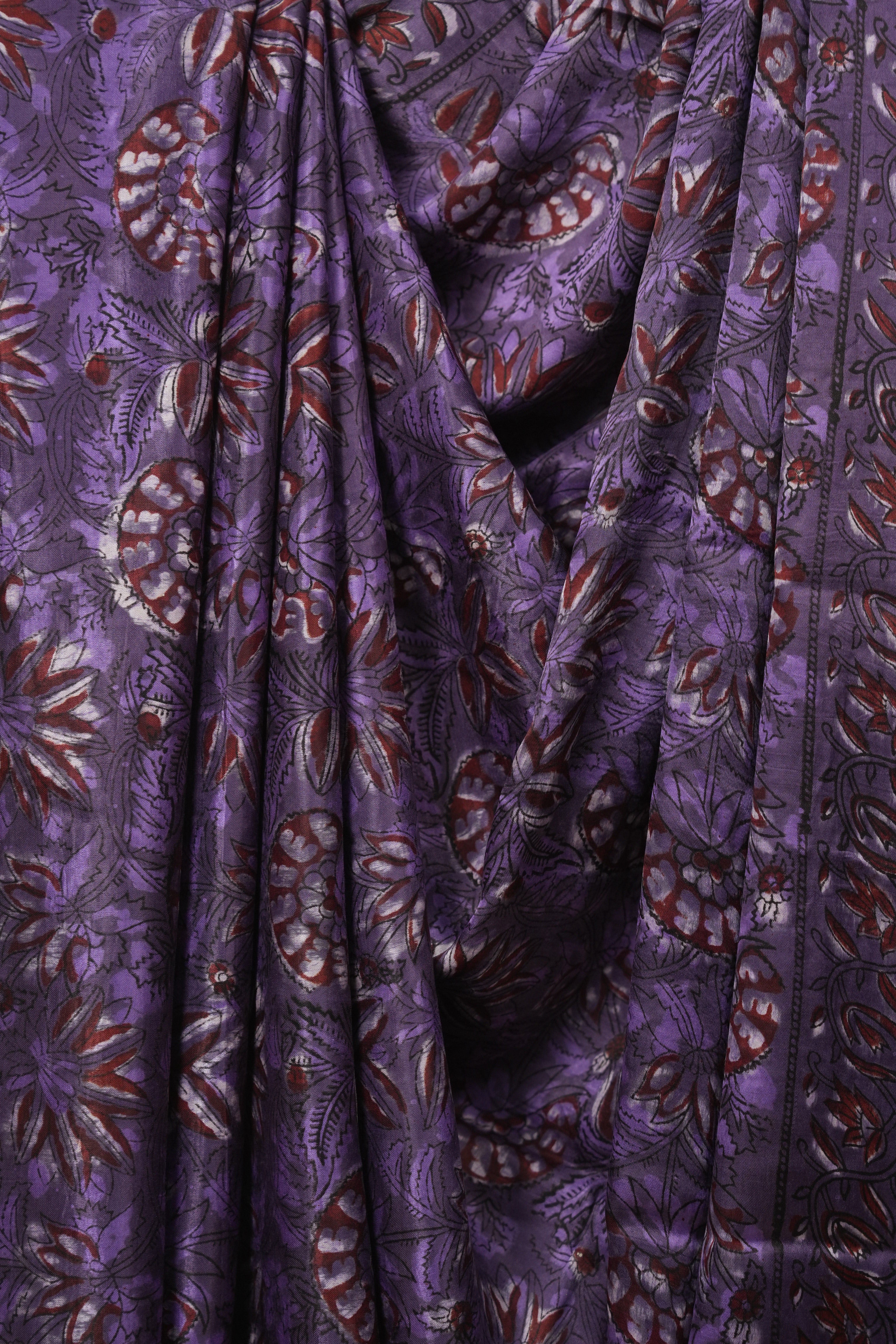 Purple Modal Silk Saree -SRPMSS765
