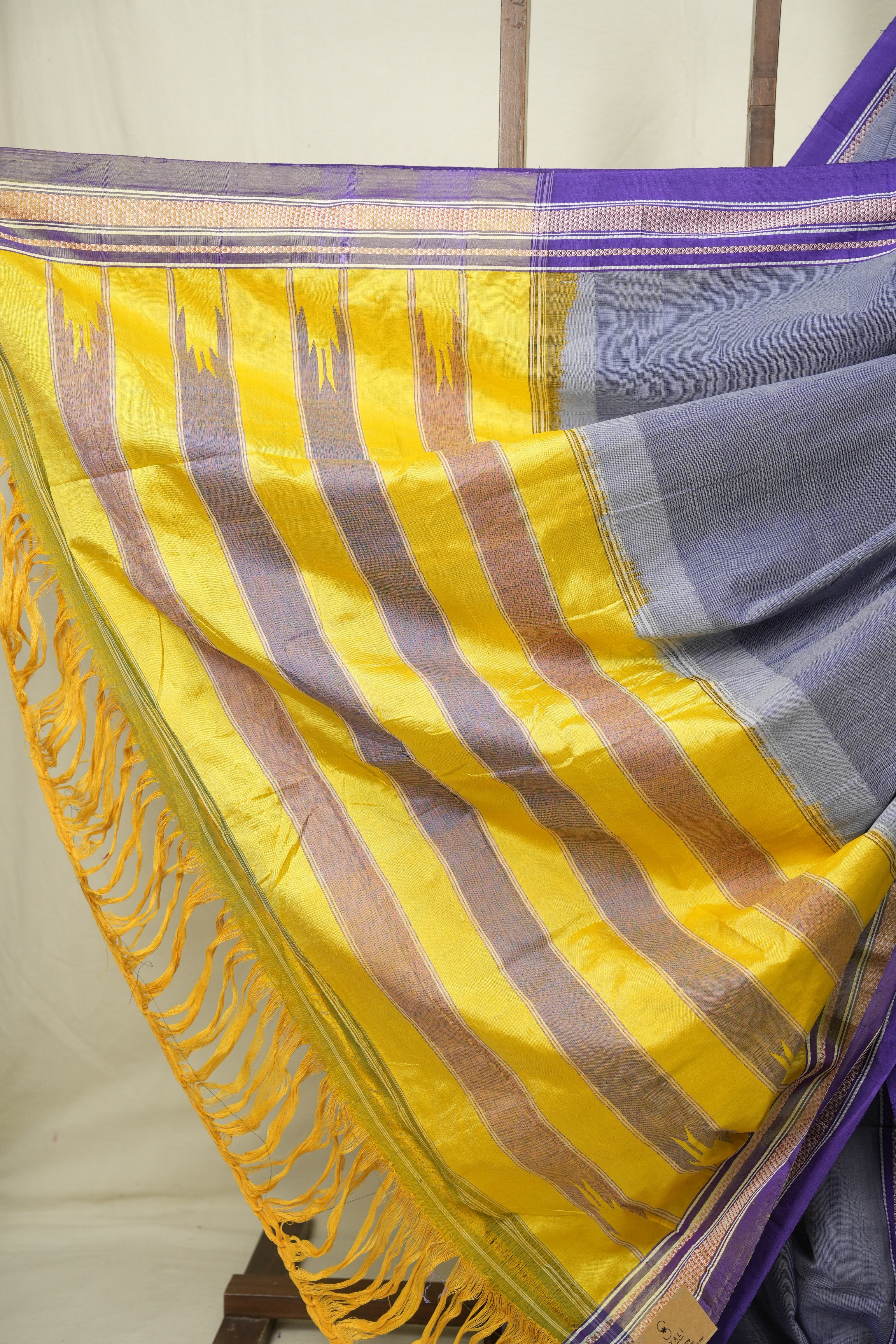 Lavender Cotton Ilkal Saree - SRLCIS1026