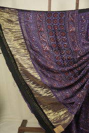 Purple Modal Silk Saree -SRPMSS765