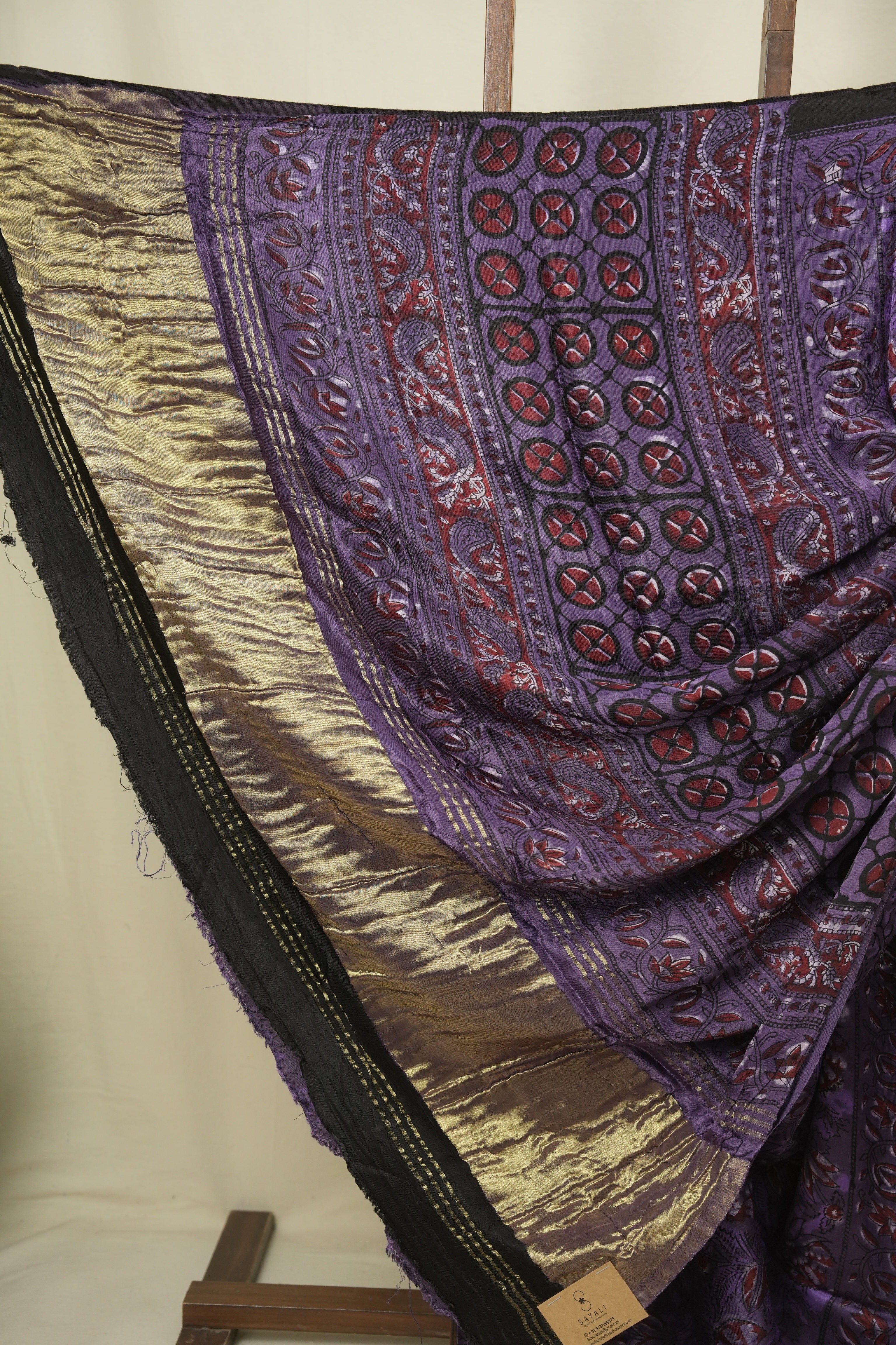 Purple Modal Silk Saree -SRPMSS765
