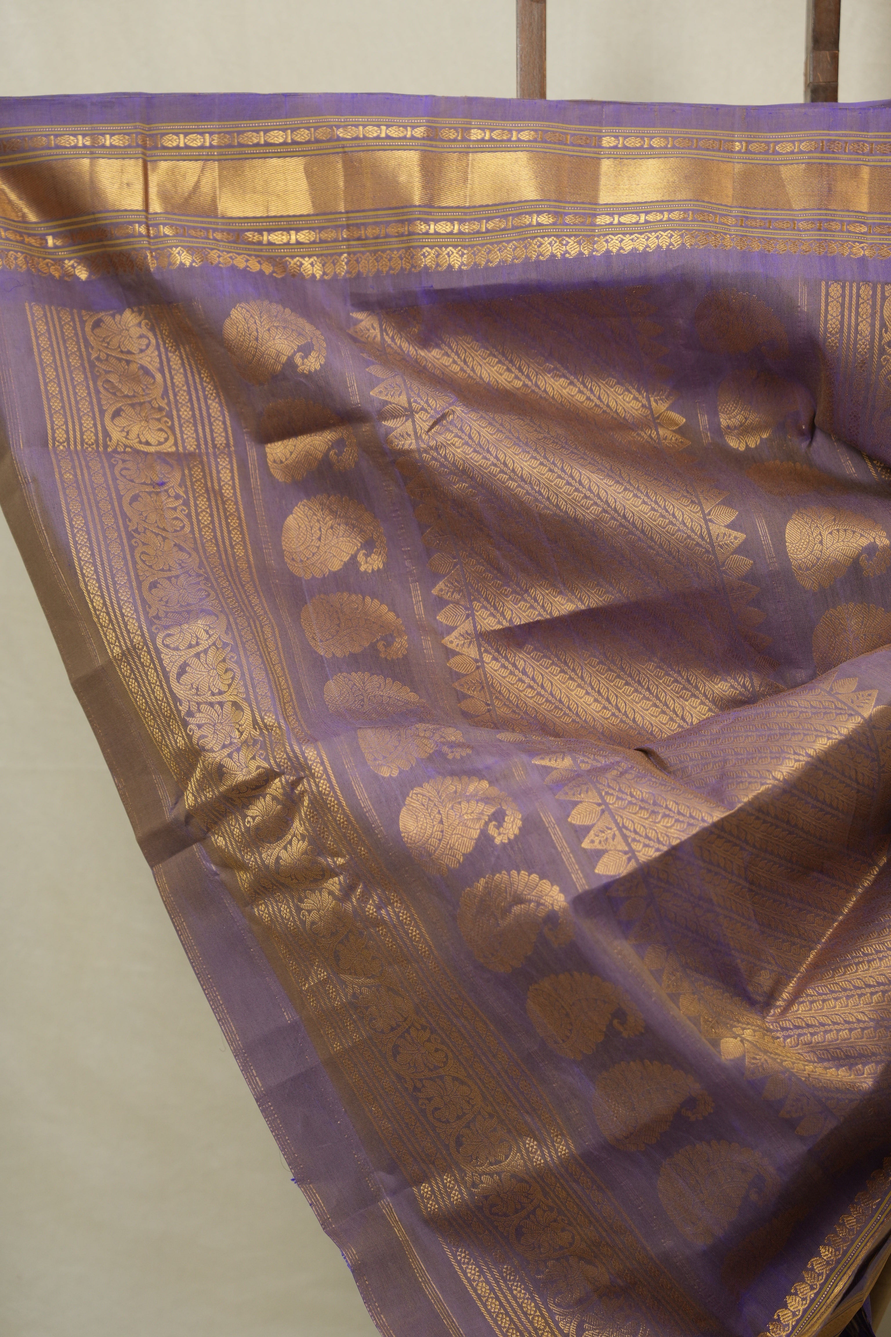 Sand Beige Gadwal Cotton Silk Saree - SRSBGCSS191
