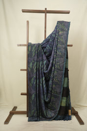 Blue Modal Silk Saree -SRBMSS764