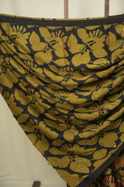 Black Modal Silk Saree -SRBMSS763