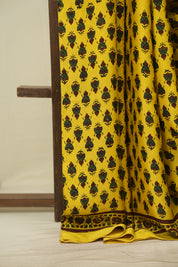 Yellow Modal Silk Saree -SRYMSS762