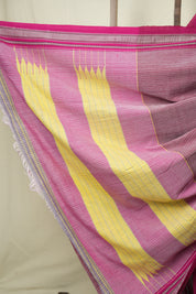 Magenta Stripes Cotton Ilkal Saree - SRMSCIS1036