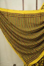Yellow Modal Silk Saree -SRYMSS762