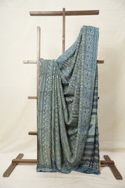 Blue HBP Modal Silk Saree - SRBMSS481