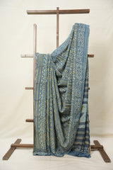 Blue HBP Modal Silk Saree - SRBMSS481