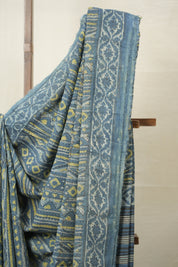 Blue HBP Modal Silk Saree - SRBMSS481