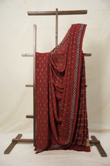 Maroon HBP Modal Silk Saree - SRMMSS479