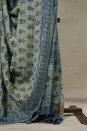 Light Blue HBP Modal Silk Saree - SRLBMSS486