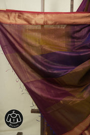 Coffee Brown Maheshwari Saree - SRCBMS1237