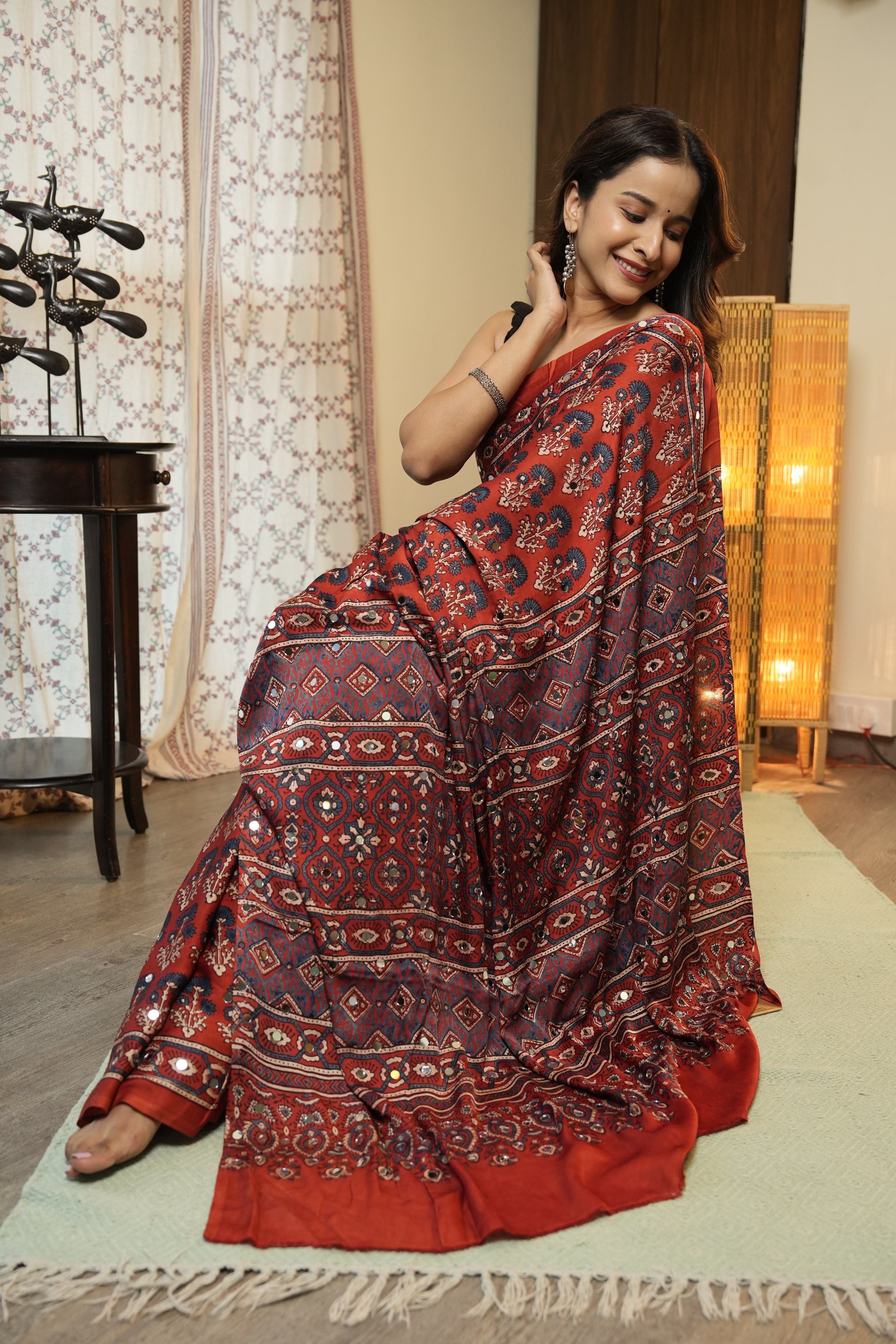 Maroon HBP Modal Silk Saree - SRMMSS621