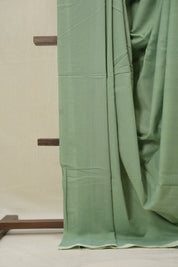 Pista Green Bengal Cotton Jamdani Saree - SRPGBCJS203