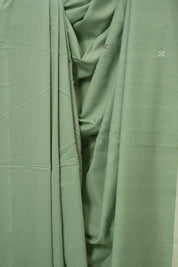 Pista Green Bengal Cotton Jamdani Saree - SRPGBCJS203