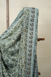 Green Blue HBP Modal Silk Saree - SRGBMSS485
